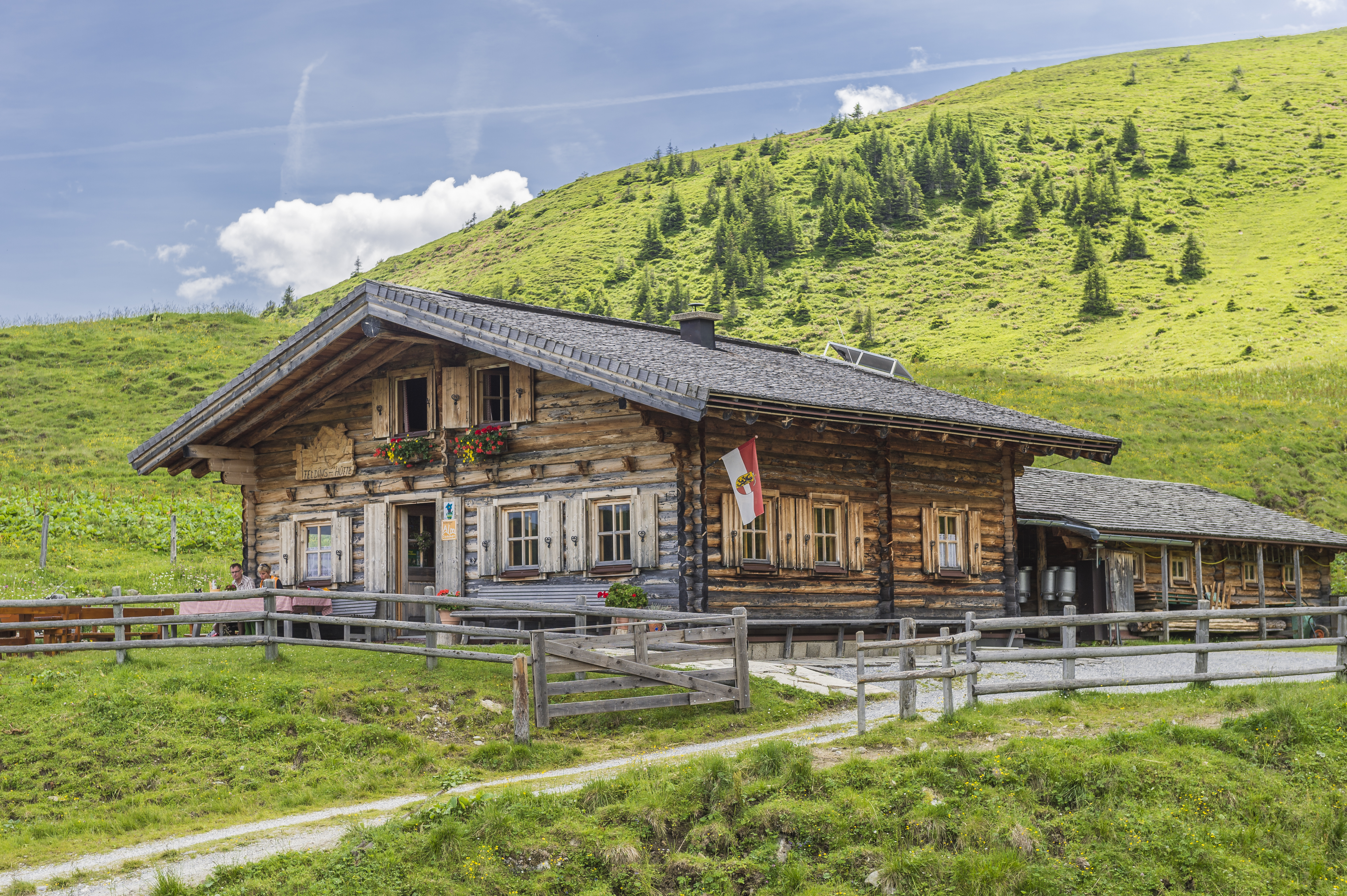 Feldinggut Almhütte auf der Gadaunerer Hochalm